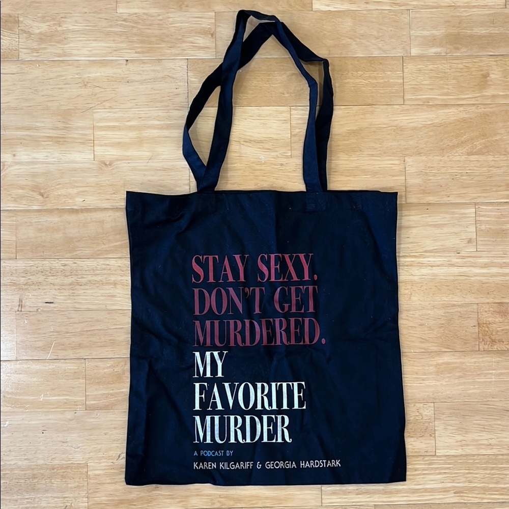 My Favorite Murder Podcast Cotton Tote Bag